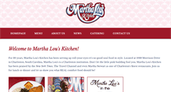 Desktop Screenshot of marthalouskitchen.com